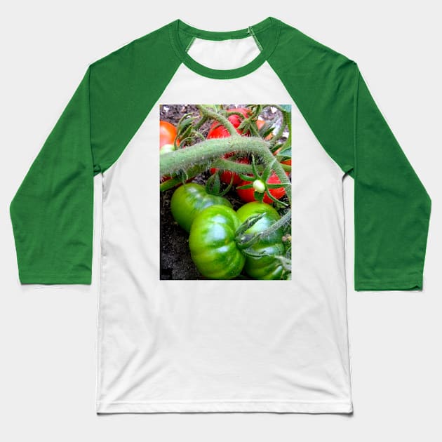 Tomato Branch, Baseball T-Shirt by Hajarsdeco